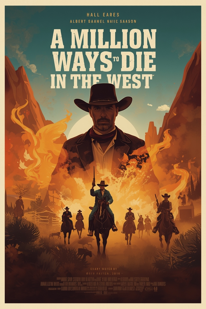 Cover art for A Million Ways to Die in the West