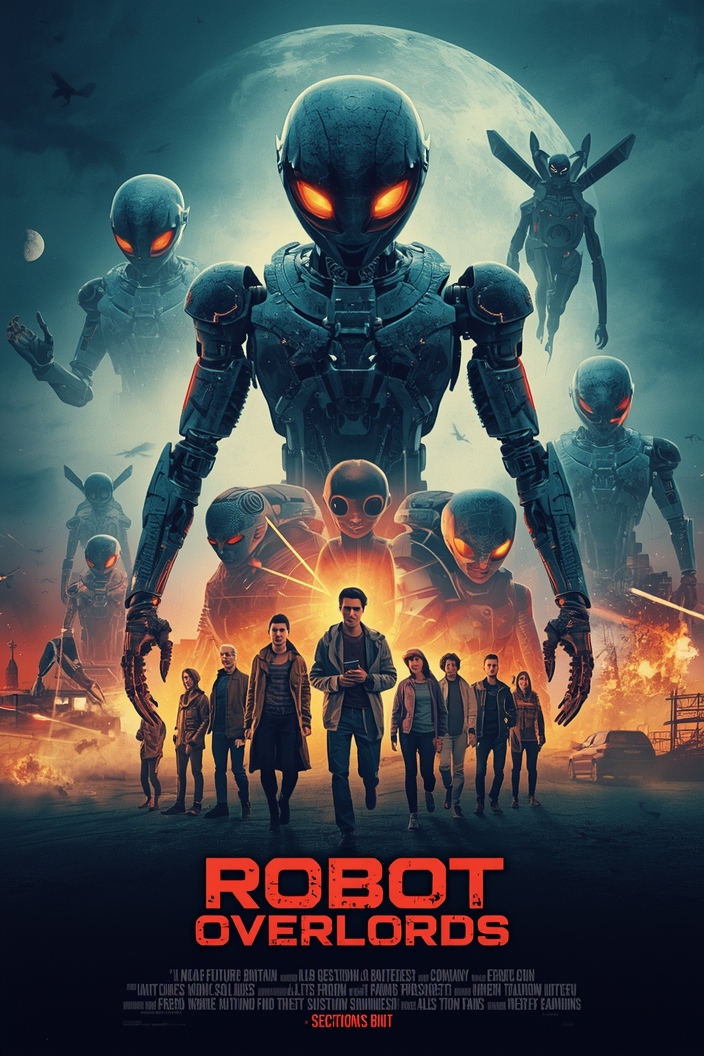 Cover art for Robot Overlords